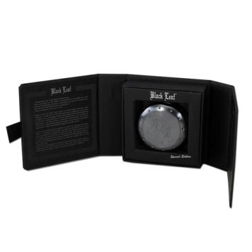 Deep Engraving Grinder 2-part - Black Leaf